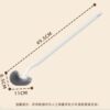 Bathroom toilet long handle soft bristle toilet brush