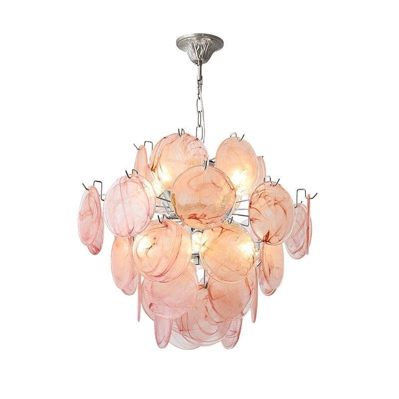 意设计别师吊灯酒店墅客厅餐厅室氛围感艺术式造卧489型圆形琉璃 - 图3