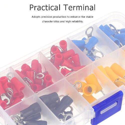 102 Pcs Insulated Wire Connector Terminals Crimp Connectors - 图1