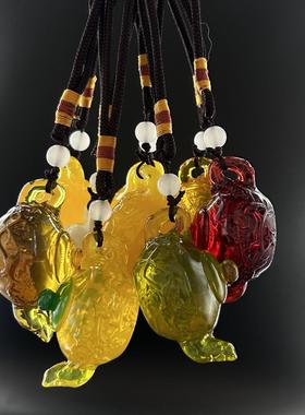 工艺品文玩代蜜荧光赢钱装饰摆件