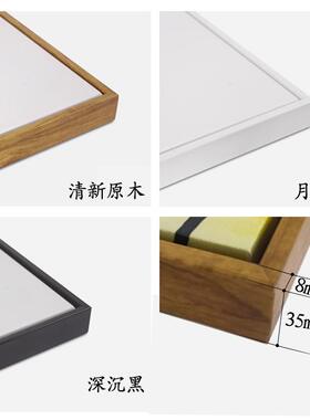 广东工厂酒店民宿晶瓷画定制高级感客厅挂画现代简约玄关装饰画