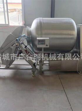 动白条鸡鸭鹅菜真空滚揉机全自排广合瑞鸡胸肉腌制入牛味滚揉机咸