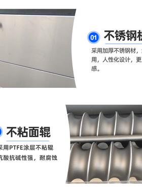 银鹰MG65馒头成型机商用全自动圆馒头一体机不锈钢对辊馒头整形机