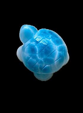 海纹石小乌龟吊坠拉利玛龙龟项坠锁骨链坠挂件规格35.3*30.4*20.1