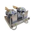 First flight of commercial double-headed electric pancake pan, double-sided rotating egg machine, night market snack equipment, digital display control pancake machine