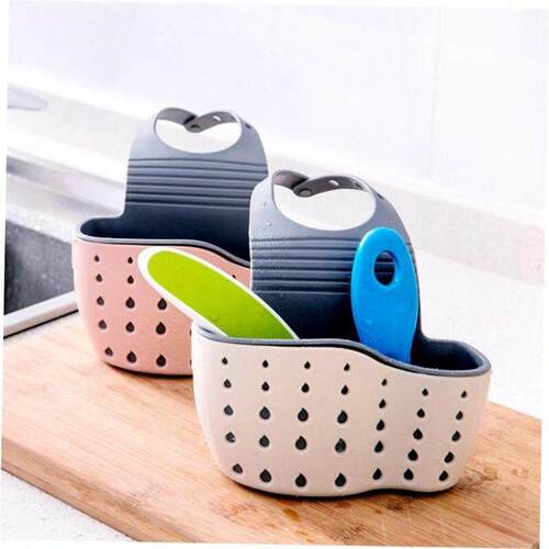 Sink Shelf Soap Sponge Drain rack Kitchen Organizer Holder - 图2