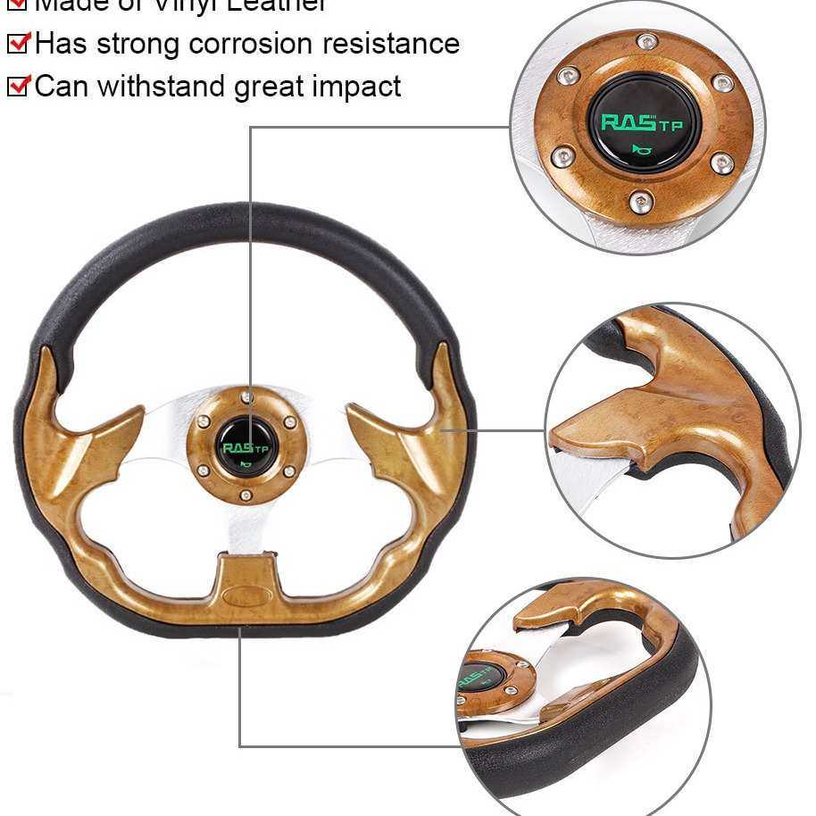 汽车改装竞技赛车四季方向盘13英寸游戏方向盘卡丁车转向盘RASTP,淘宝优惠券,粉丝福利购,淘宝优惠卷