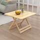 Solid wood folding table, portable dining table for outdoor stalls and barbecue restaurants, simple table for eating, home learning square table