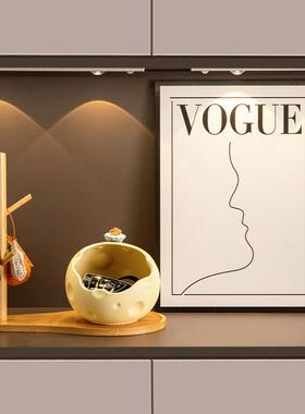 创意杰瑞钥匙收纳入户玄关布置摆件客厅电视柜桌面装饰品家居好物