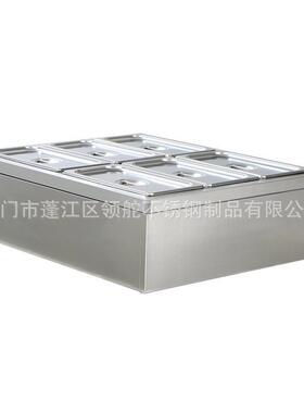 快商餐温机六盘汤池用6保六格汤电热保温售饭台池分餐台快餐保温
