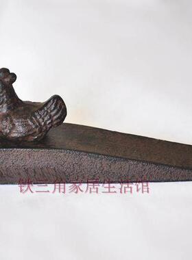 铸铁创意鱼铁艺装饰物安全防风防碰活动门挡门楔子门顶门阻门塞