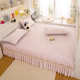 Milk crystal velvet tatami bed cover winter suede rural large kang cover kang cover anti-slip tami bed sheet kang sheet kang single
