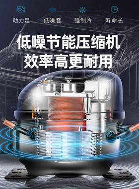 跨境外贸制冰机家用商用小型冰箱奶茶店全自动15KG实心冰块