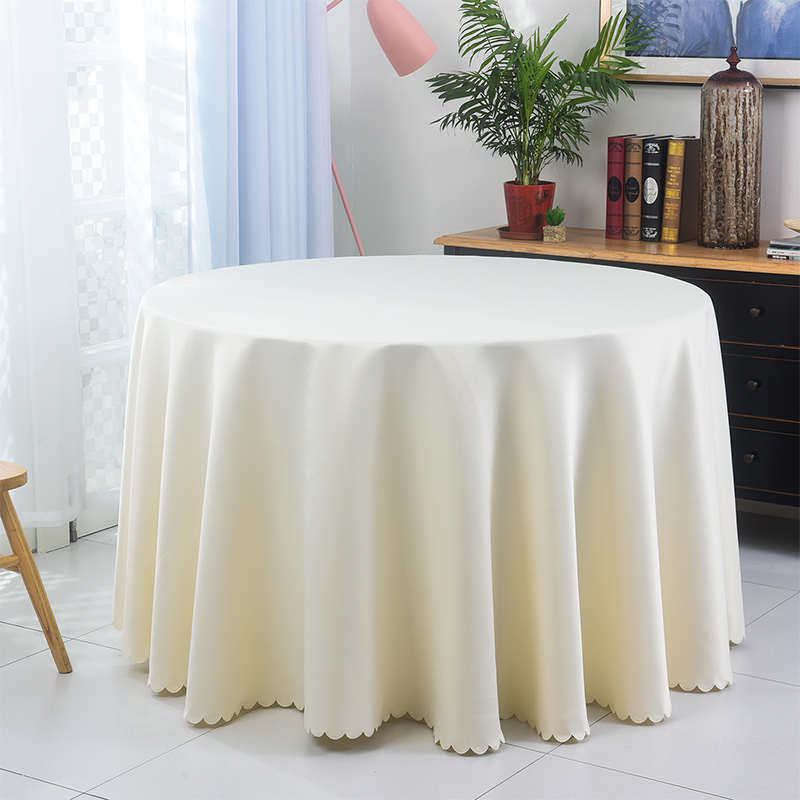 酒店桌布台布纯色饭店家用圆形长方形双段面加厚圆桌桌布布艺定,淘宝优惠券,粉丝福利购,淘宝优惠卷