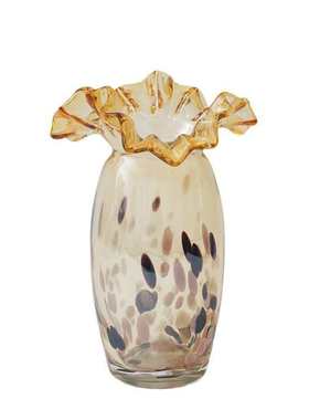 轻奢金属风花瓶金色花瓶摆件手工高档小众复古客厅电视柜茶几装饰