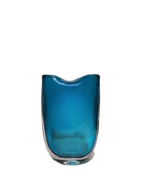 玻璃茶几宽插花轻餐厅摆件奢琉璃插花现代厚重样板房工艺家居花瓶