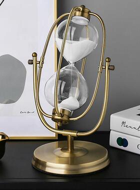 态生活沙漏轻奢计时器高档酒柜办公室桌面客厅卧室摆件现代装饰品