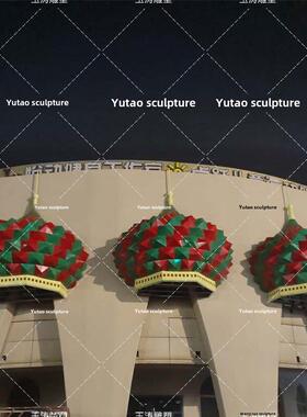 玻璃钢大型俄比熊摆件俄货店门口套娃不倒翁城堡大型俄罗斯熊雕塑