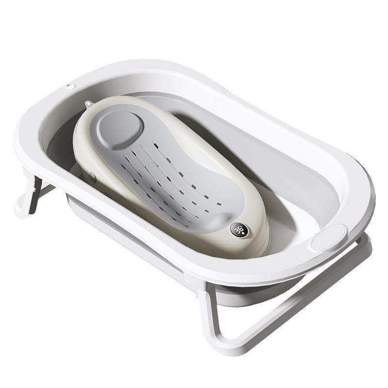 婴儿浴盆宝宝洗澡盆可折叠浴桶大号坐躺小孩家用幼儿新生儿童用品,淘宝优惠券,粉丝福利购,淘宝优惠卷