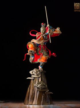 铜师傅孙悟空铜猴子全铜摆件创意家居客厅装饰工艺礼品摆饰齐天大