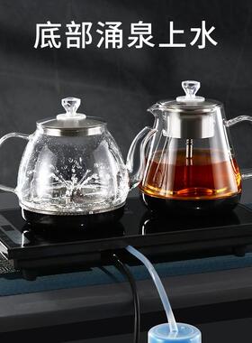 23×37大尺寸全自动底部上水电热水壶泡茶桌专用嵌入式茶台煮茶炉