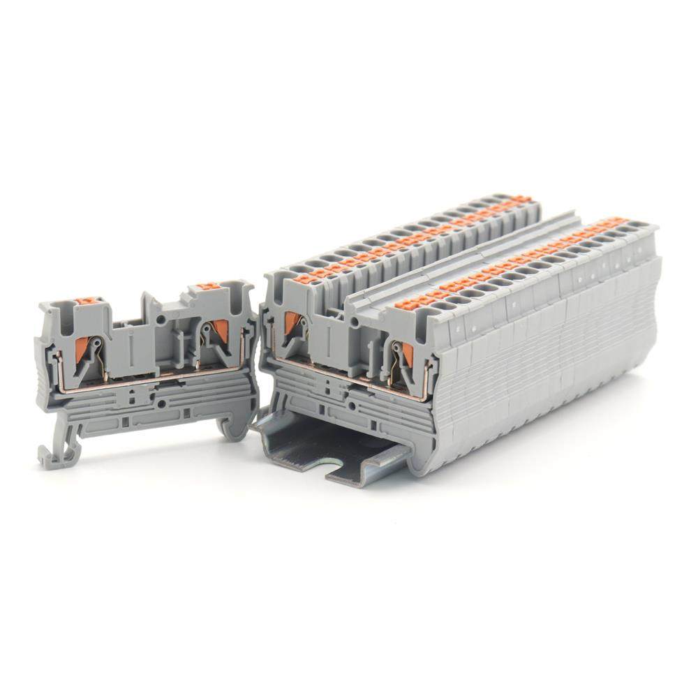 PT2.5接线端子2.5平方弹簧端子排导轨式直插式快速自锁免工具连接,淘宝优惠券,粉丝福利购,淘宝优惠卷