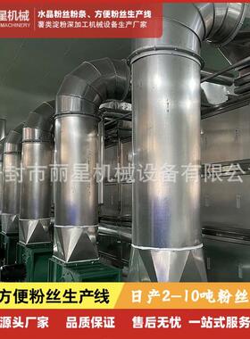 方便粉丝机自动压碗成型，丽星酸辣粉设备24小时可产十吨干粉饼团