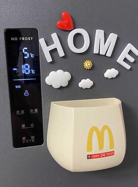 字母home台灯白云太阳配件冰箱贴装饰创意磁贴磁力
