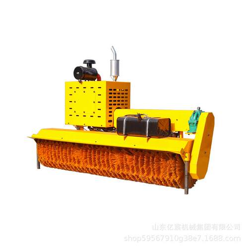 车载式扫雪滚刷高速公路除雪清雪滚刷可拆卸铲车装载机加装扫雪机 - 图3