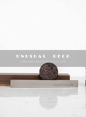 UNUSUAL 轻奢大理石花瓶花器餐桌边柜摆件样板间床头柜相框组合