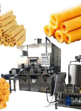 双头四头蛋卷加工机械 工业烤炉 智能食品生产线 食品加工器械