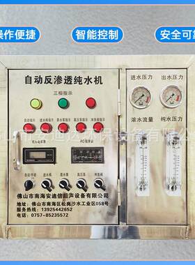新能源双级RO反渗透设备大型工业净水器软化EDI过滤器超纯水设备