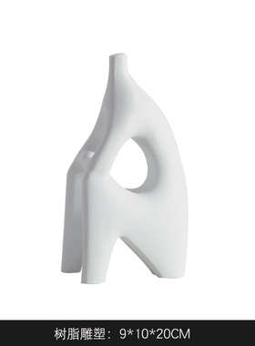 香槟色方块玻璃摆件装饰品简约现代桌面售楼部样板间软装商用饰品