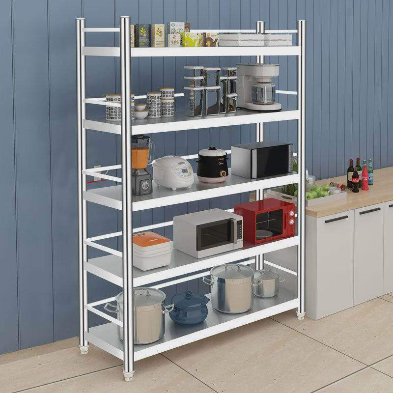 厨房不锈钢置物架落地多层烤箱储物架锅架收纳架多功能微波炉架子,淘宝优惠券,粉丝福利购,淘宝优惠卷