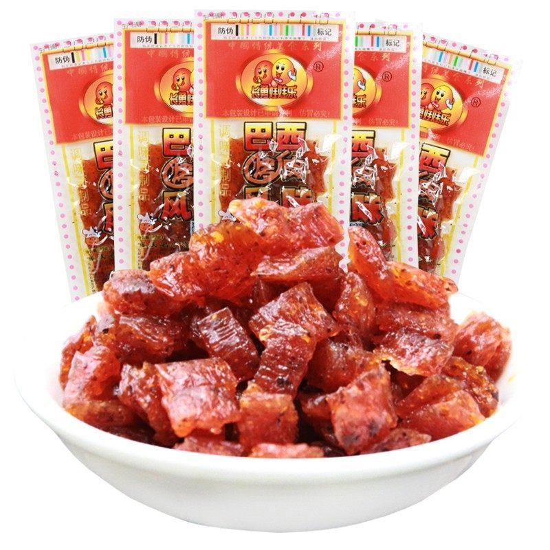 亲嘴片辣条巴西辣条怀旧零食 大礼包亲嘴片辣片辣条麻辣食品特产 图 4