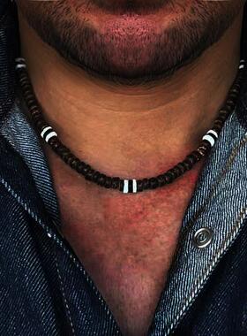 r Simple Geometric Ethnic Surfer Necklace Men Tribal Jewelry