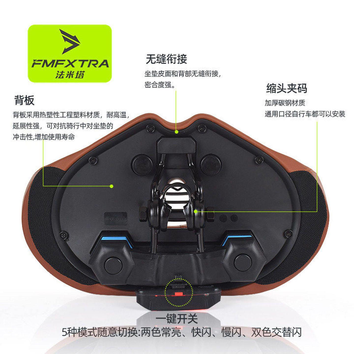 Mountain bike seat cushion, super soft and comfortable, dynamic bicycle seat, riding seat cushion, electric bicycle enlarged saddle