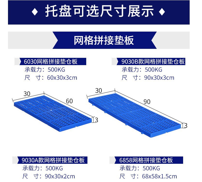 防潮板单货面塑料垫板 库仓库板垫咨询卖家冷地台 宠物网格塑胶 - 图1