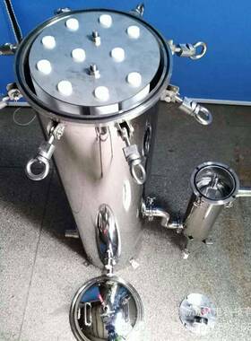 双联过滤器 不锈钢串联二级过滤器 芯式袋式过滤器 浴场浴室