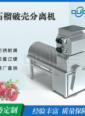 厂家直销不锈钢工业壳肉分离效率简操作石榴破壳分离机