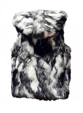 D 28406 Men's fur vest 士仿皮毛马甲跨境速卖通外