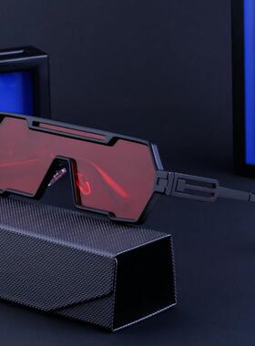 Men's Retro Steampunk Irregular Sunglasses - High-End Sun