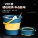 New car trash cans with folding multi-functional storage tubes, umbrellas, garbage bags, outdoor fishing