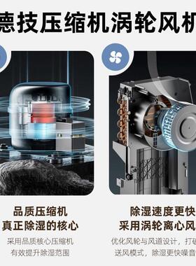 跨境12L家用静音除湿小型机卧室内去抽湿吸湿防潮工业干燥神器