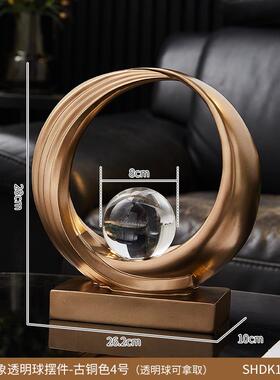 正品轻奢风生起摆厅电视柜办客公室酒柜工艺品乔迁礼物送水朋友领