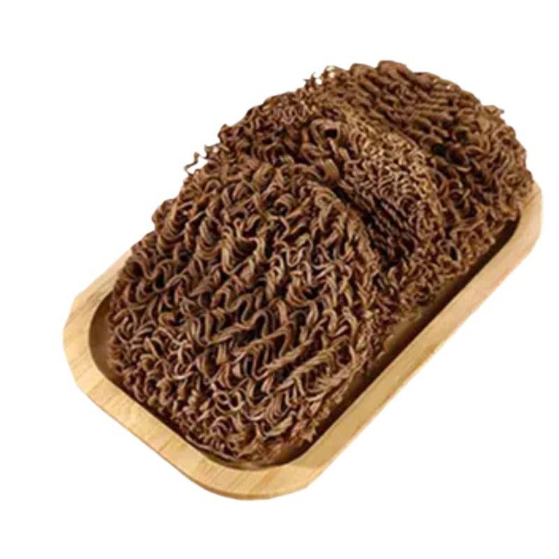 免煮黑荞麦面0脂代餐面素食非油炸方便面粗粮低脂荞麦整箱饱腹 - 图3