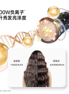 LANSAM陶瓷电卷发棒大卷卷发器电发棒梨花烫发棒不伤发电卷发器