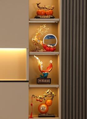 中式高档组合套装摆件客厅电视酒柜玄关招财办公室装饰品乔迁礼物