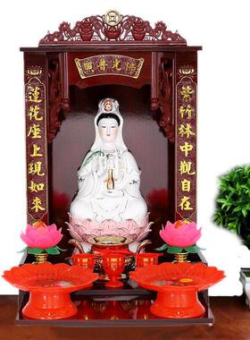 可挂墙陶瓷文财神武财神观音菩萨佛像摆件南海观世音神像佛像佛龛