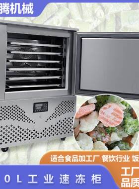 A插盘式面点小笼包低温食品冷冻柜-45度冷冻小型速冻柜饺子速冻机